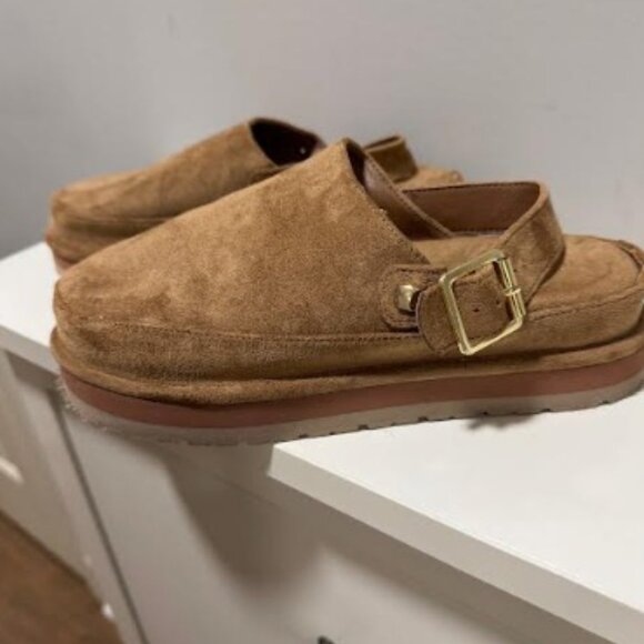 Madden Girl Graham Platform Slingback Clog Mules - Picture 2 of 9